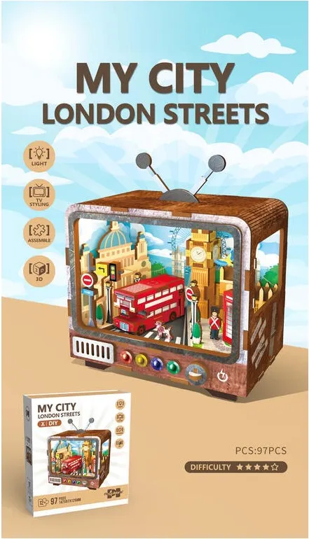 PUZZLE MADERA 97 PIEZAS MY CITY LONDON