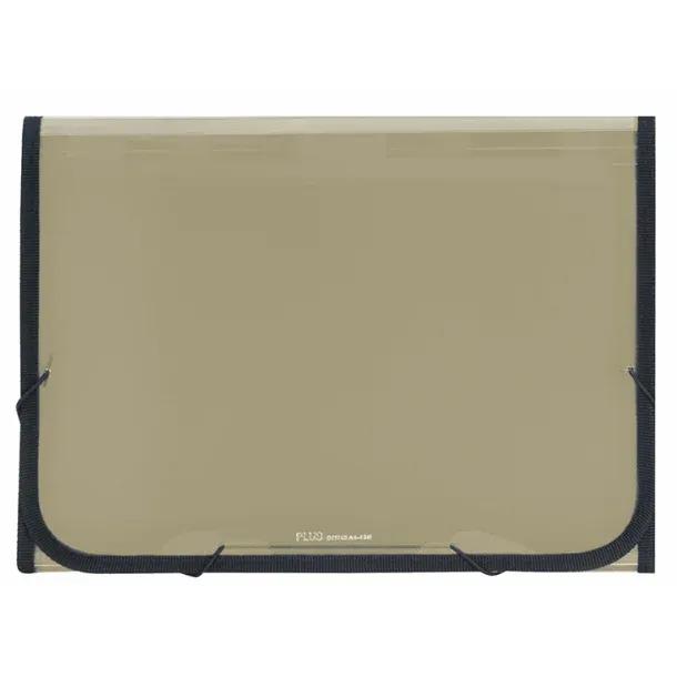 Carpeta clasificadora Plus Office A4 12 separ.OCRE