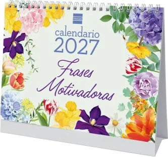 CALENDARIO SOBREMESA ART 210X150 2027 FRASES MOTIVADORAS