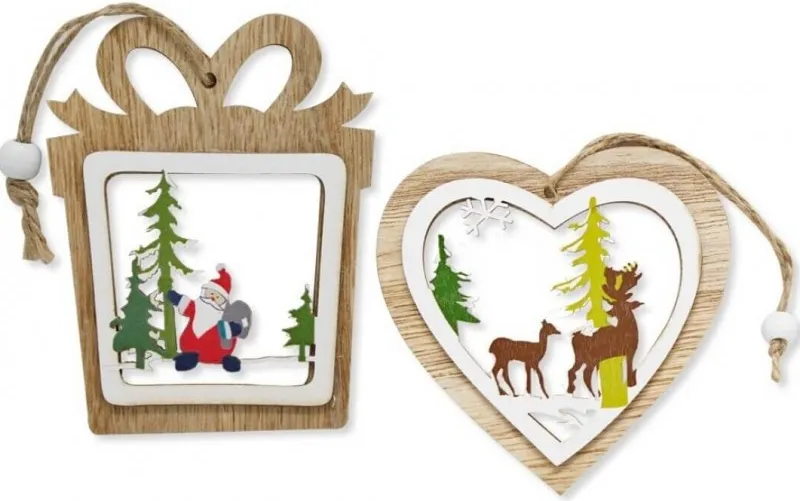 DECORACION DE MADERA PARA REGALOS NAVIDAD
