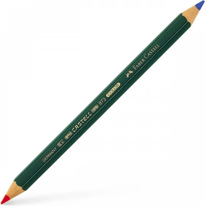 LAPIZ  FABER CASTELL BICOLOR 873 ROJO/AZUL