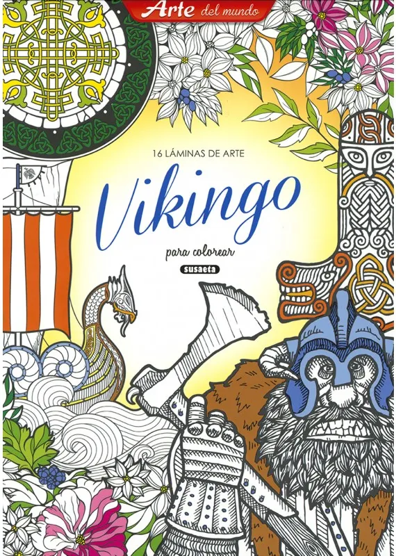 LÁMINAS DE ARTE VIKINGO PARA COLOREAR