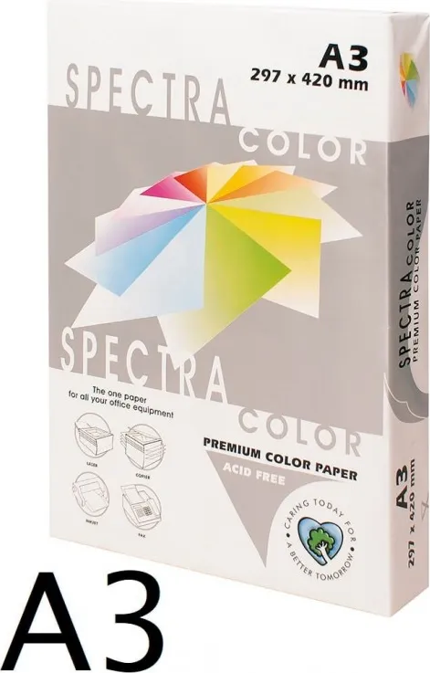 PAPEL A3 SPECTRA CREMA 80GR 500H