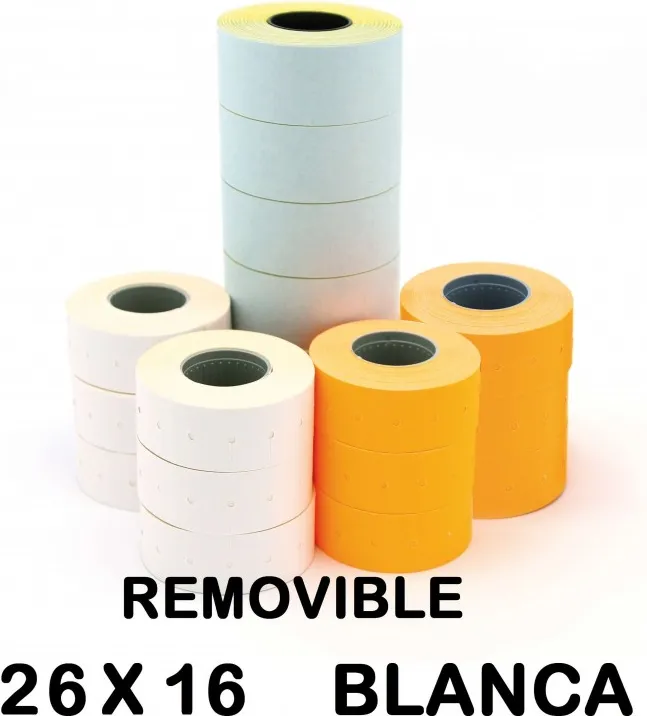 ETIQUETA APLI 26X16 BLANCO REMOVIBLE