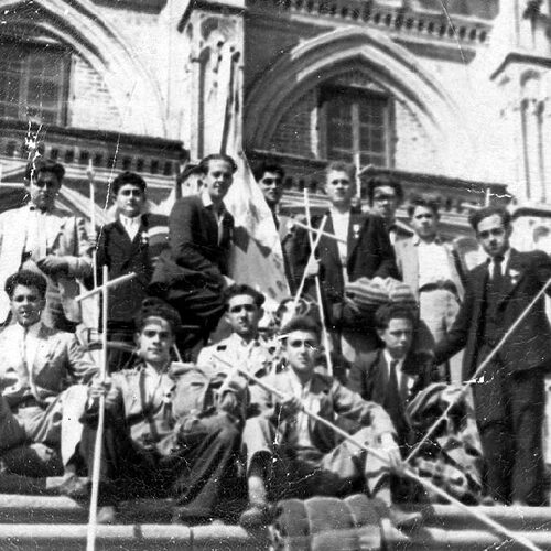 Peregrinos en Santiago 1946