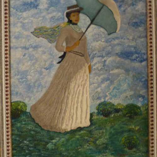 Dama con paraguas