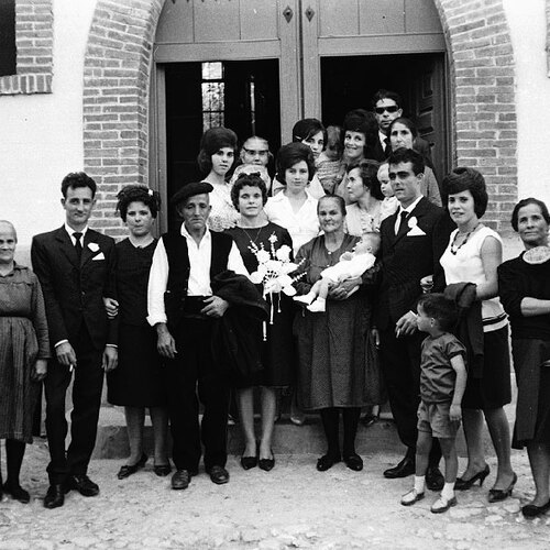 En la capilla de la Paz 1964