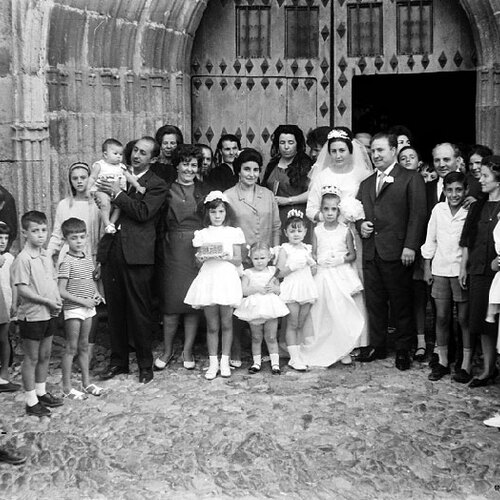 En la puerta de Santa Maria agosto de 1964