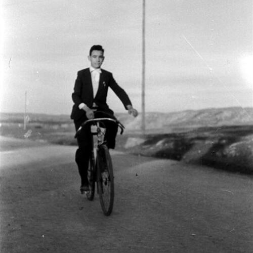 Con la bici 1963