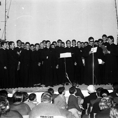 Septiembre de 1966 el seminario en pleno