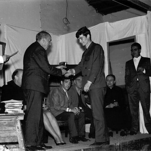 Entrega de diplomas 1969