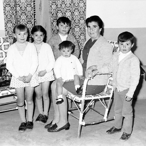 Retrato de familia enero de 1971