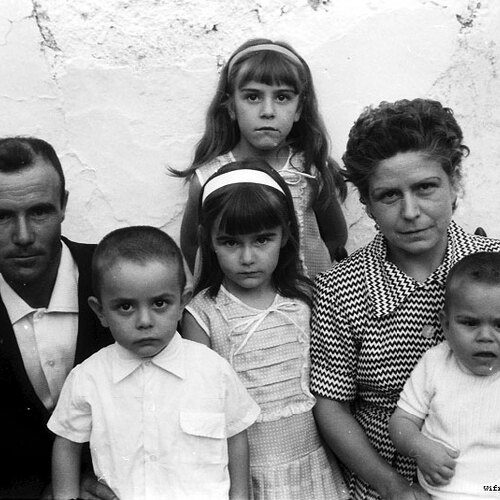 Familia numerosa abril de 1964