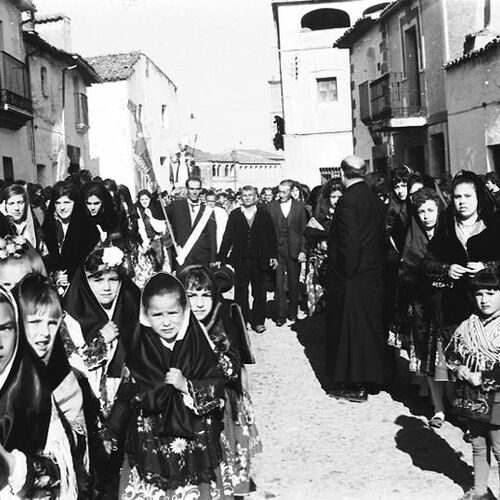 1964 en la procesion de San Blas