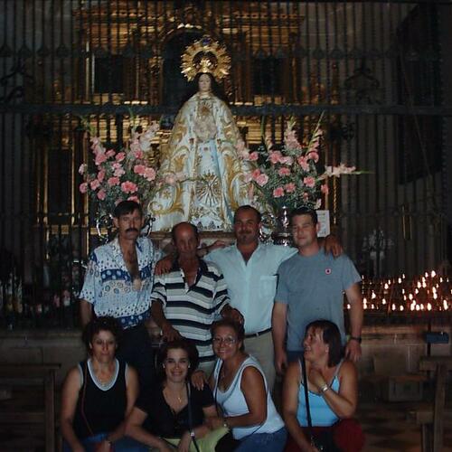 con la virgen