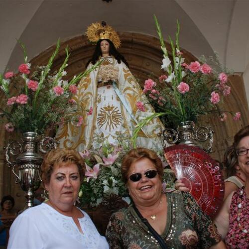 Con la Virgen 2007