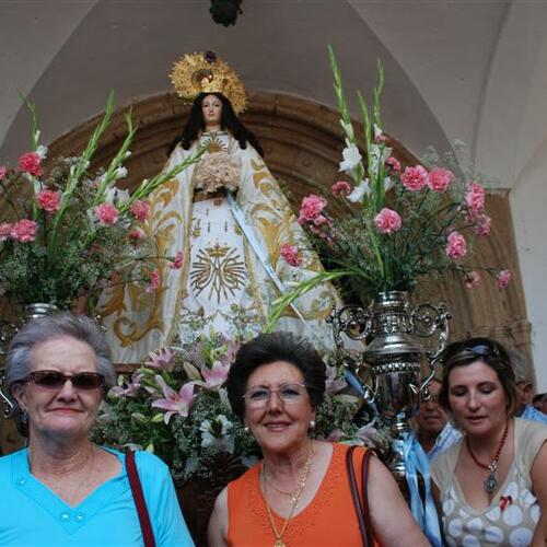 Con la Virgen 2007