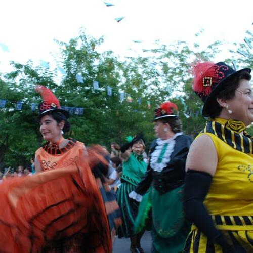 Primer desfile de carnaval en Agosto 200710