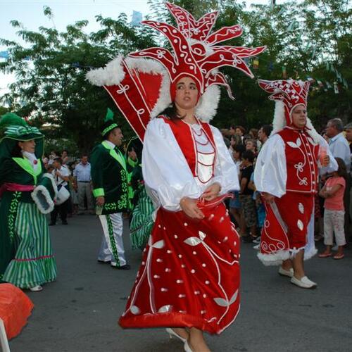 Primer desfile de carnaval en Agosto 200720