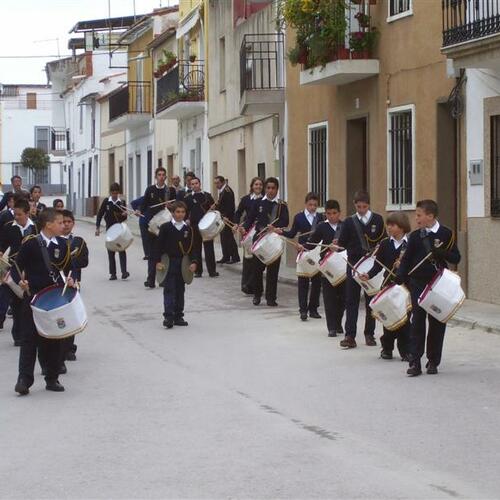 la banda de tambores