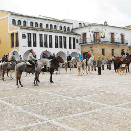 Jinetes en  la Plaza