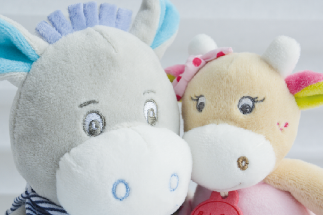 Baby'Nat doudou picotin coquillette