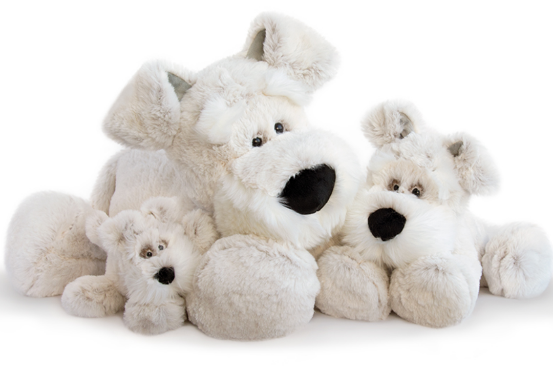 Histoire d'ours peluche Softy chien scottish