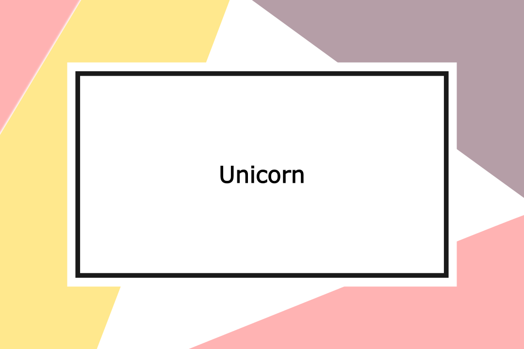 baby comforter unicorn
