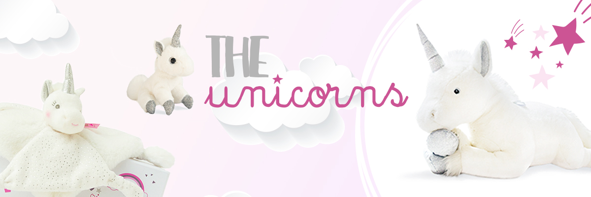 Soft toy unicorn
