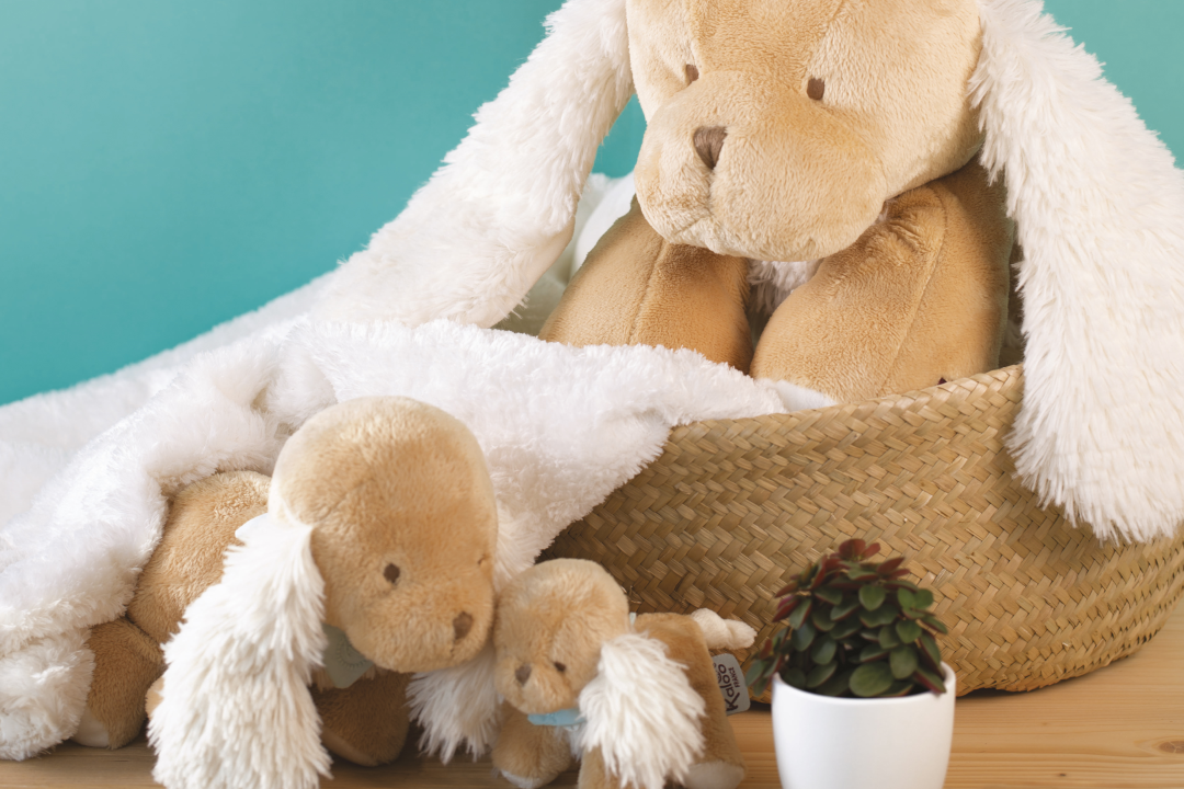 Kaloo les amis mini doudou caramel chien