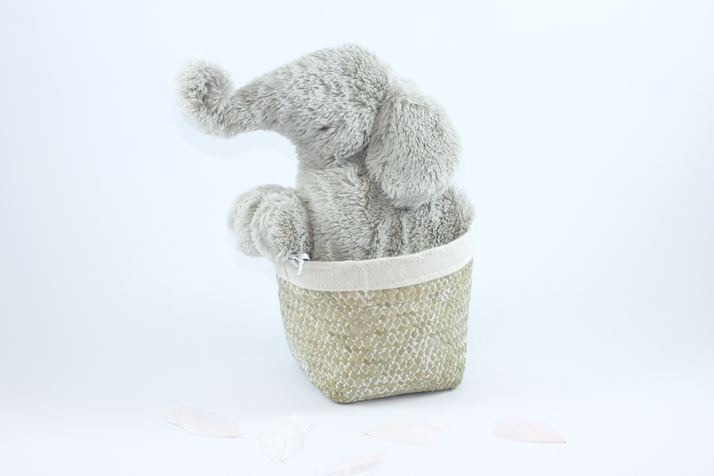 dimpel oscar elephant peluche beige