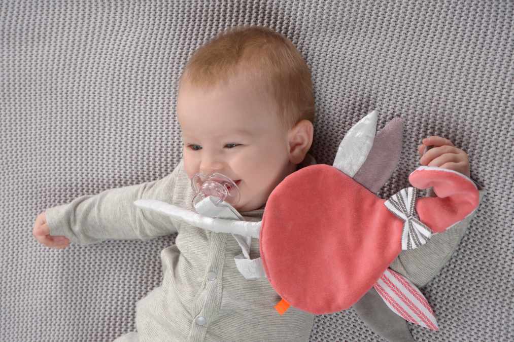 doudou bio flamant rose
