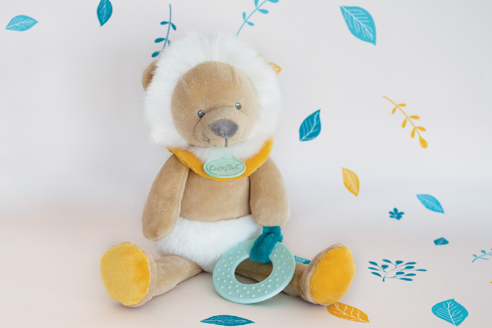 Doudou lion baby'nat