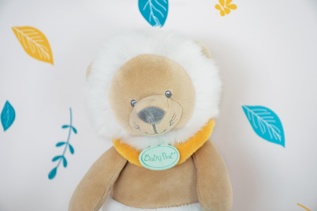 Peluche lion baby'nat