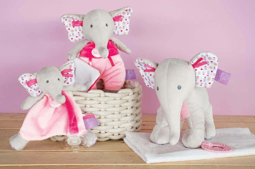 doudou éléphant eglantine baby'nat