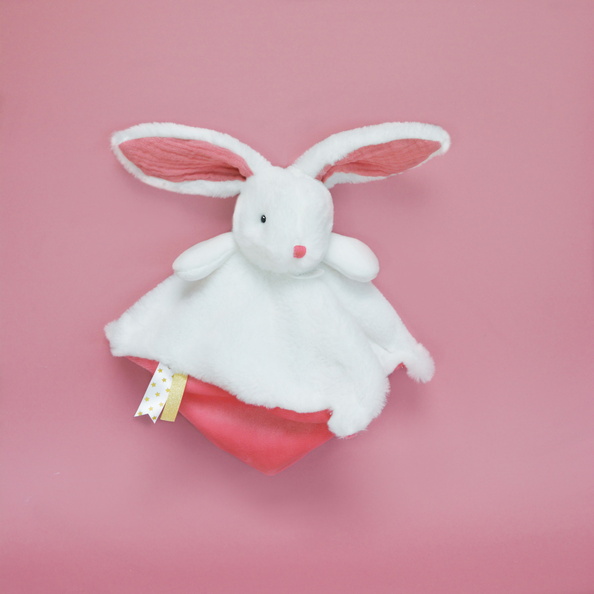 doudou lapin rose