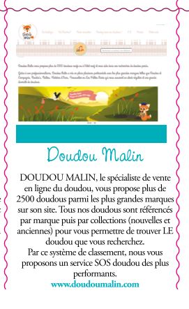 Doudou Malin Bébé Nature