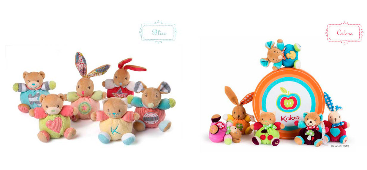 doudou kaloo bliss pop colors