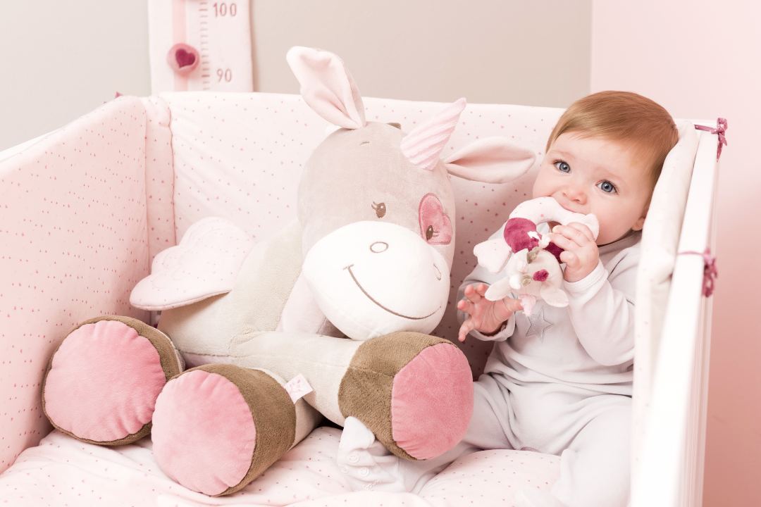 Doudou Lapin Nina Tout Doux – 30 Cm, Beige Et Rose – Parfait Pour Les Câlins Dès La Naissance