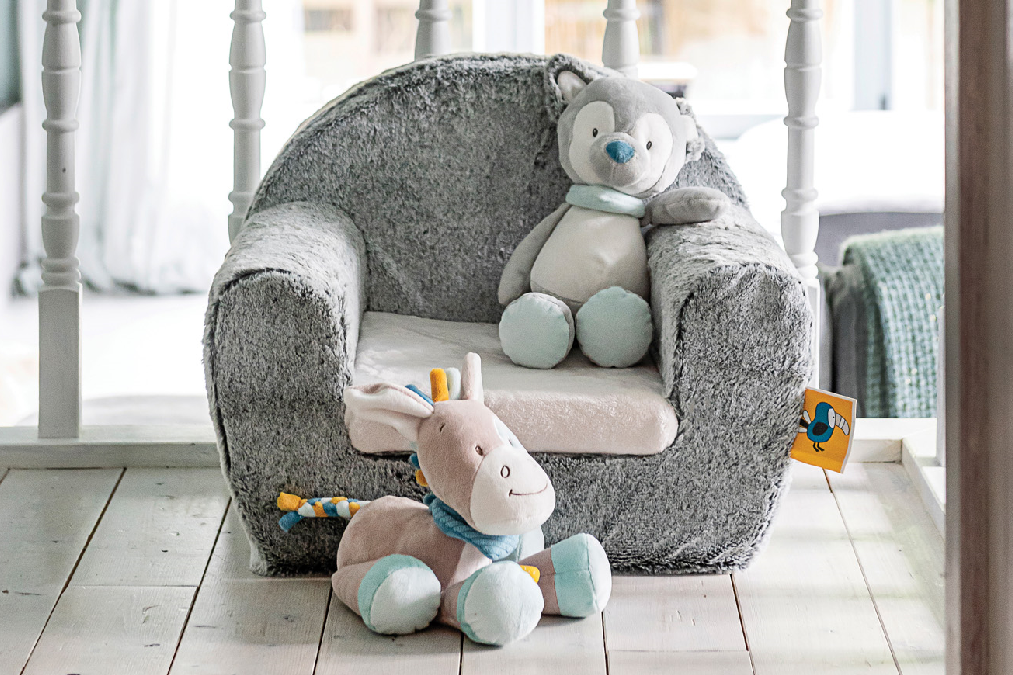 NATTOU Mini Doudou Cheval Tim – 18 Cm – Peluche 100% Polyester – Lavable 30° – Compagnon Naissance – Beige