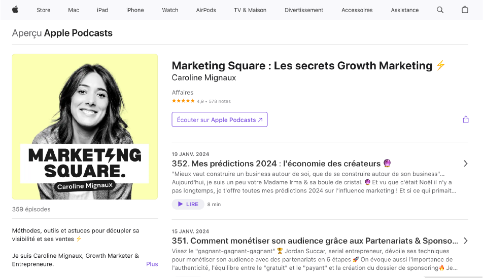 Podcast Marketing Square