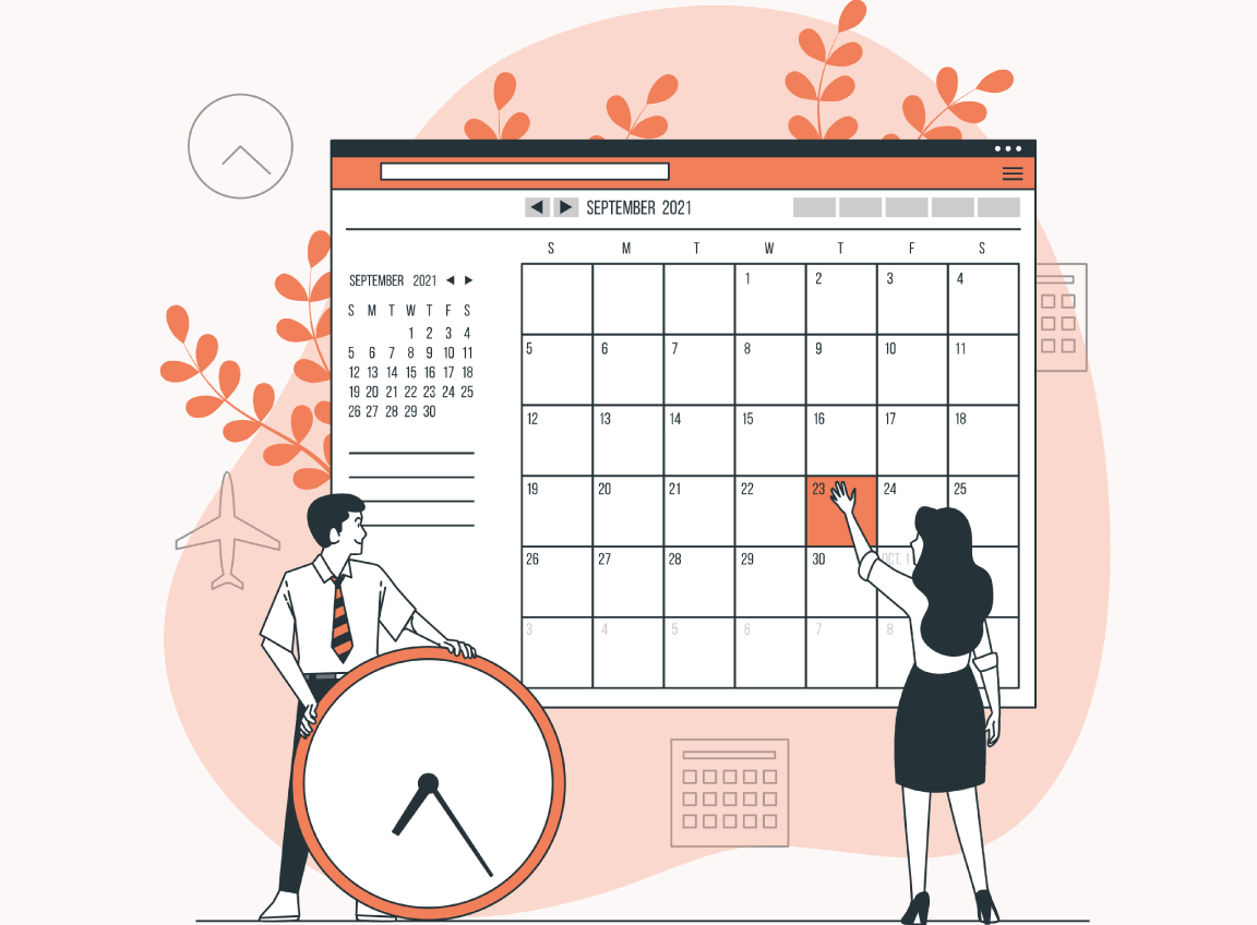 calendrier de publication