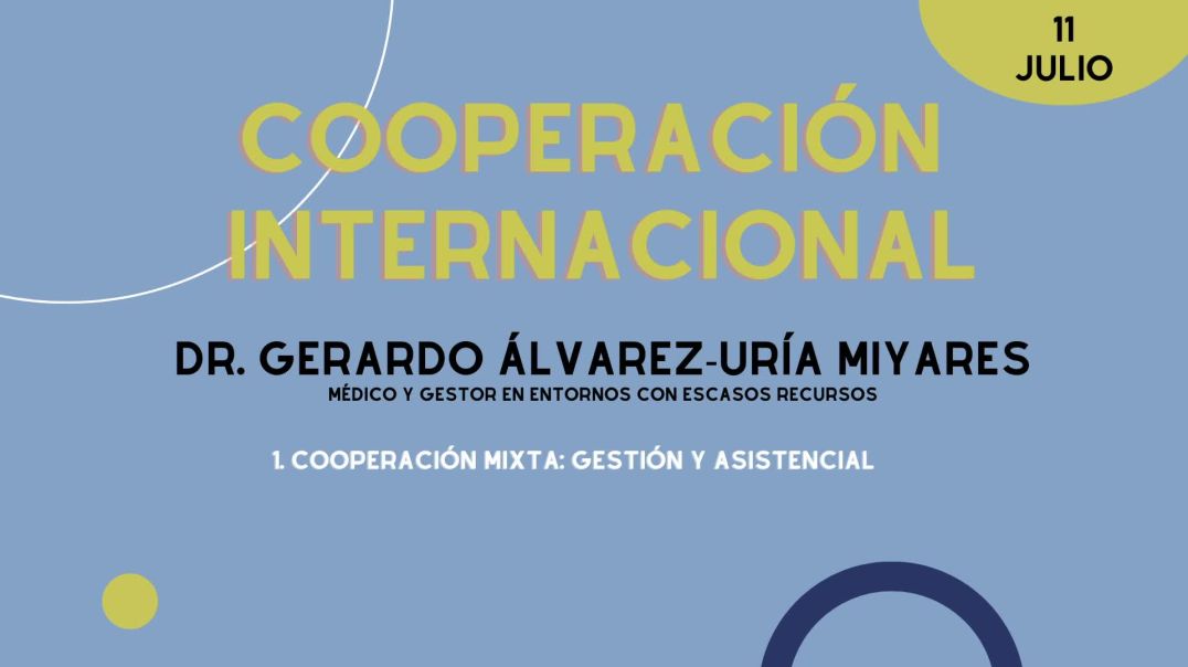 COOPERACIÓN INTERNACIONAL - GERARDO ÁLVAREZ-URÍA