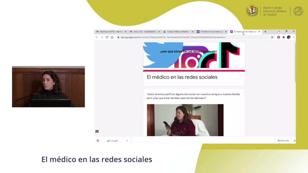 ⁣CURSO DE INICIACIÓN EN LA BÚSQUEDA DE EMPLEO: El médico en las redes sociales.