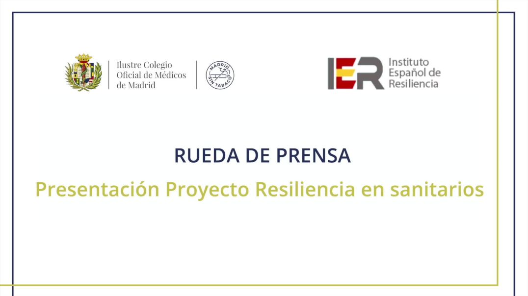 ⁣Rueda de prensa. Presentación Proyecto Resiliencia en Sanitarios