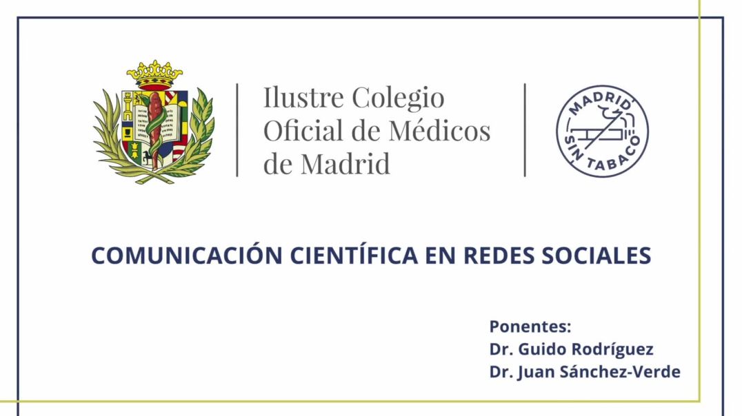 ⁣Webinar. Comunicación Científica en Redes Sociales