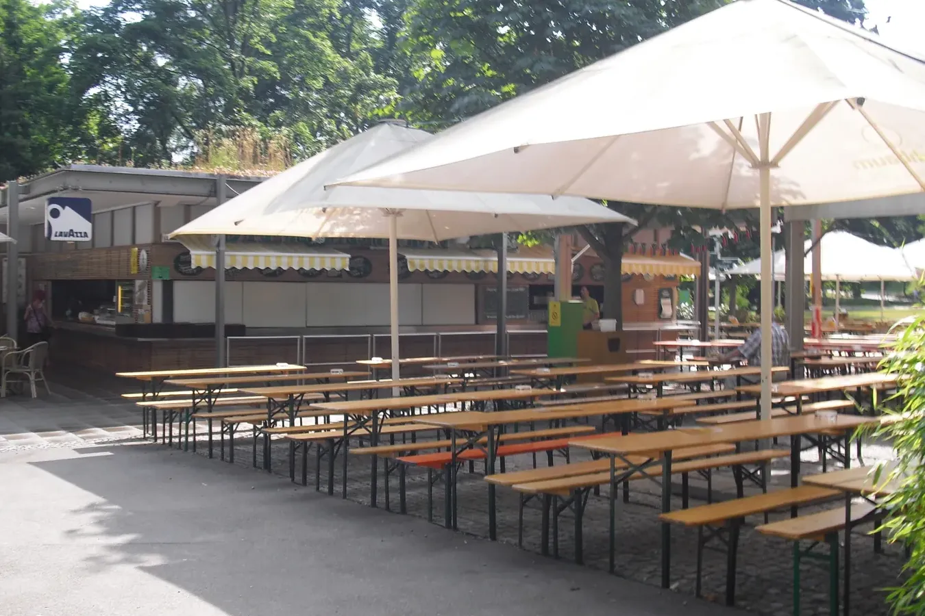 Biergarten im Schloßgarten