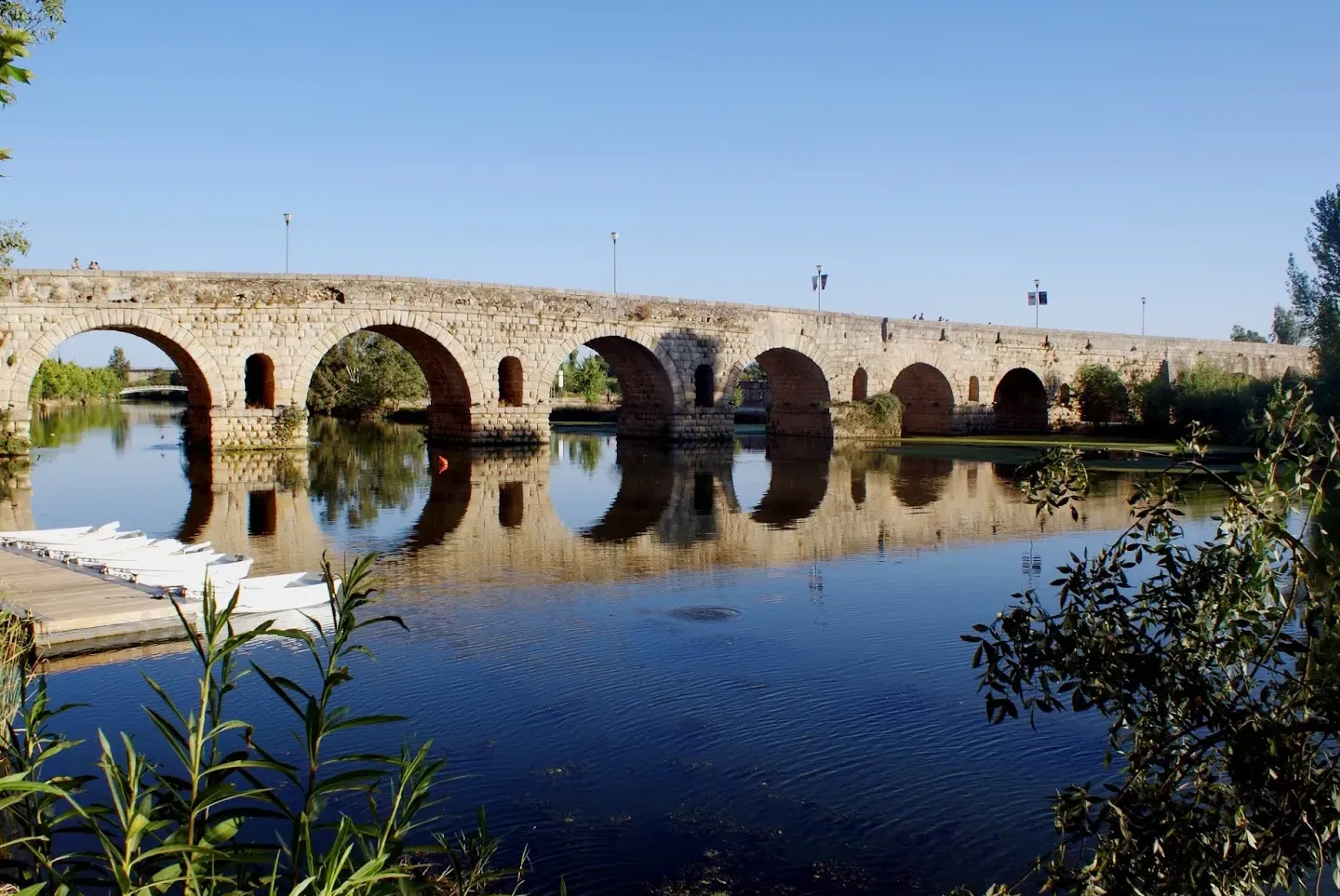 Puente Romano sobre el Guadiana