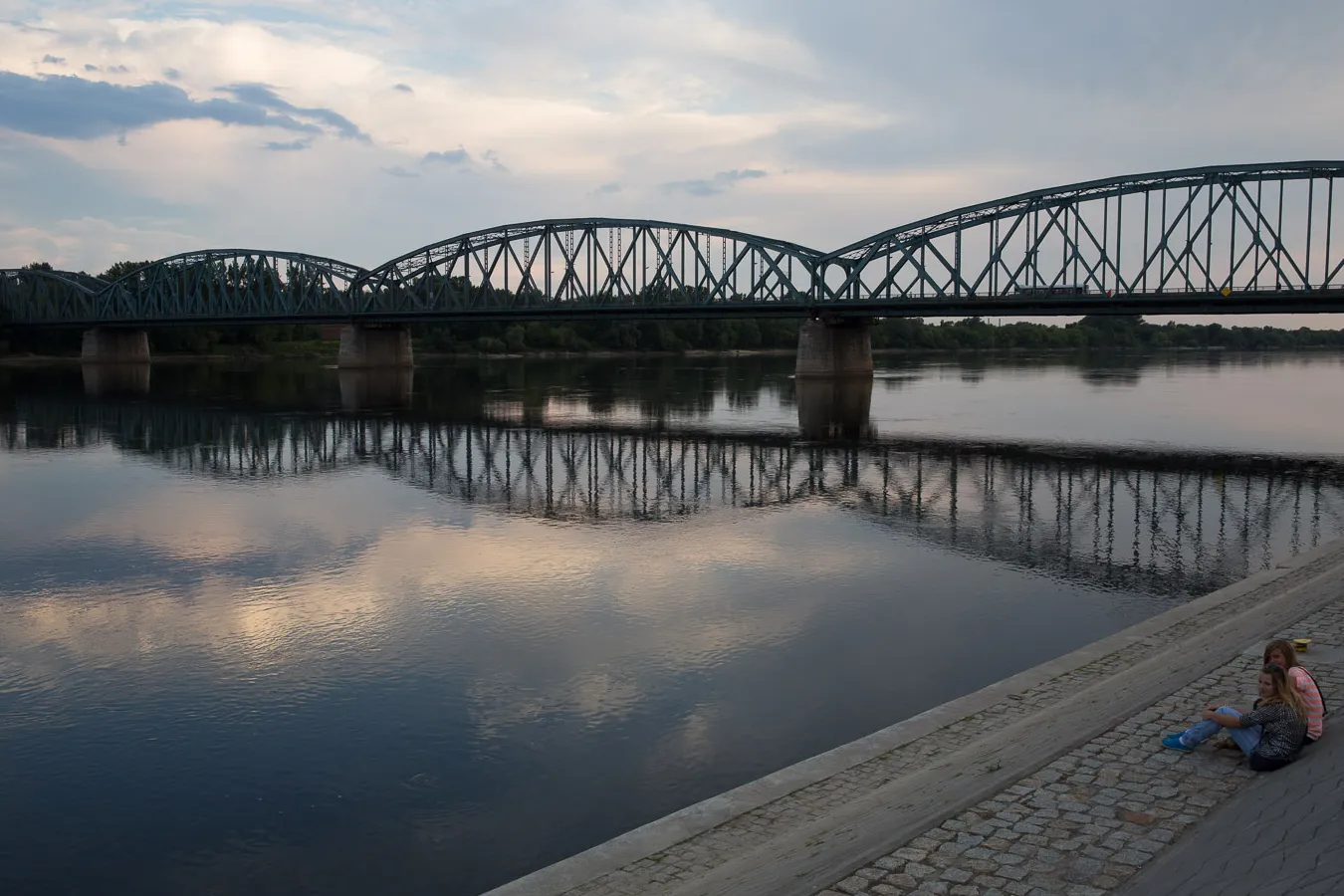 Puente Peatonal sobre el Río Vístula