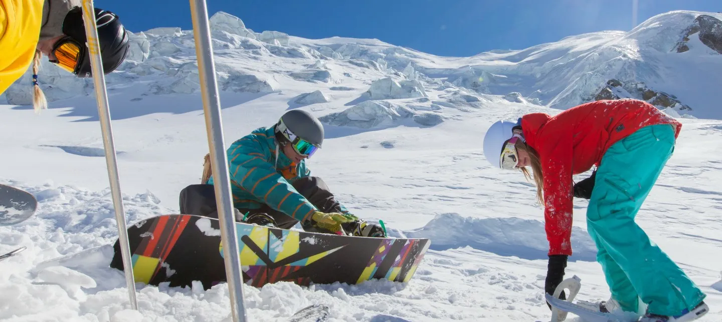 Actividades de esquí y snowboard